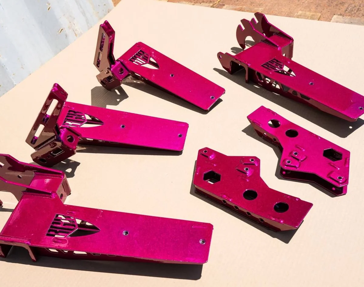 Powder coating process