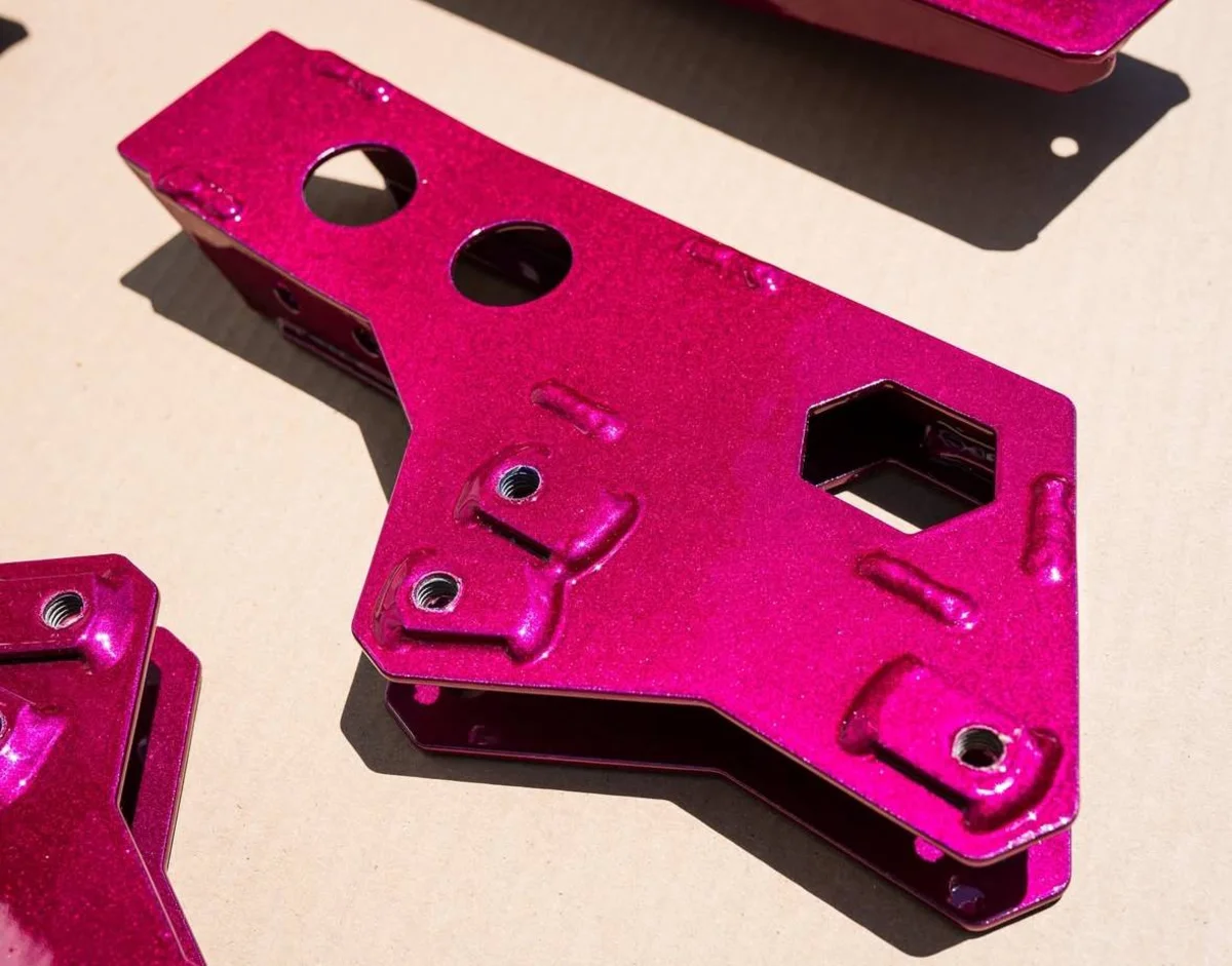 Powder coated product